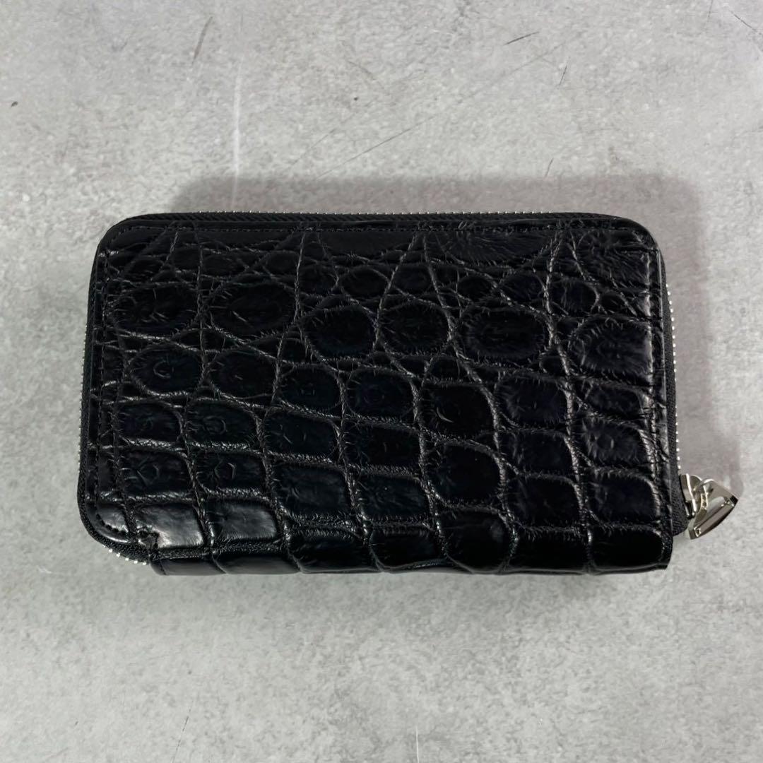 極美品✨イッチ 折り財布 クロコ ミドルウォレット 小銭入れ ITTI