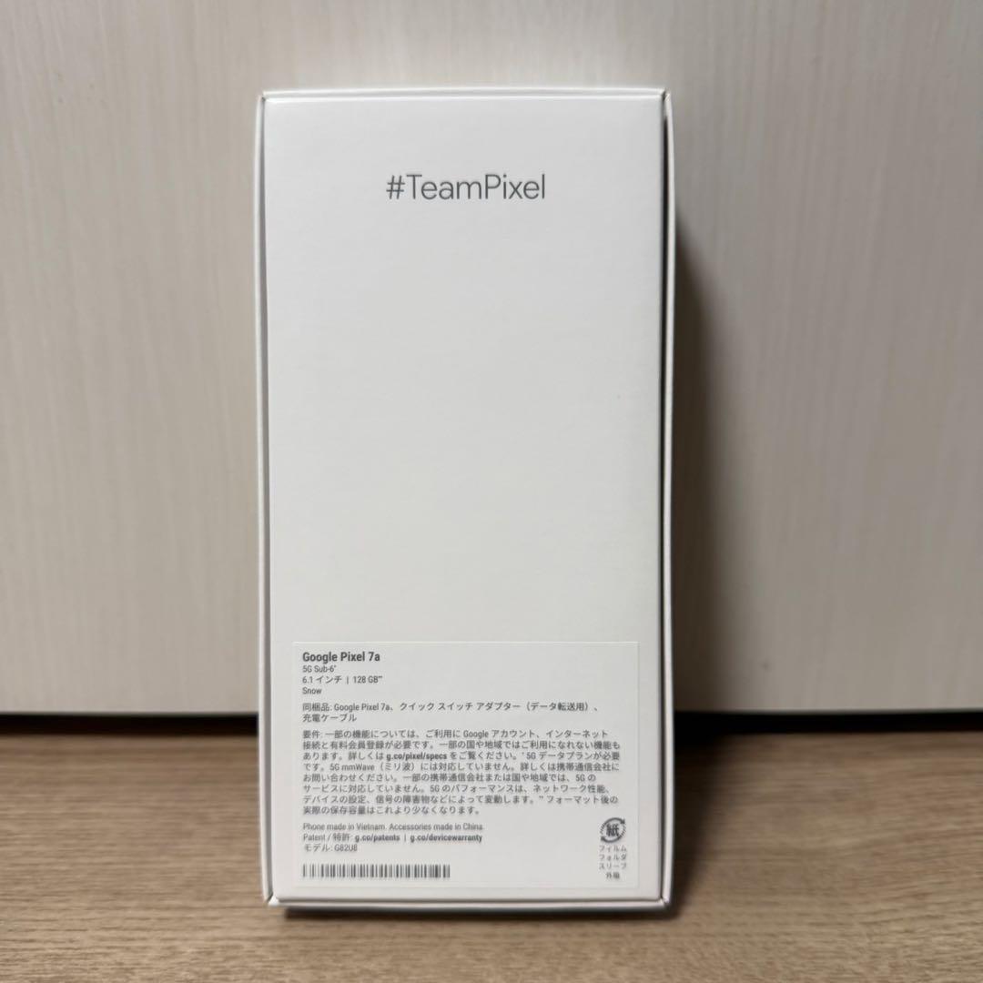 【新品•未使用】Google Pixel 7a 本体