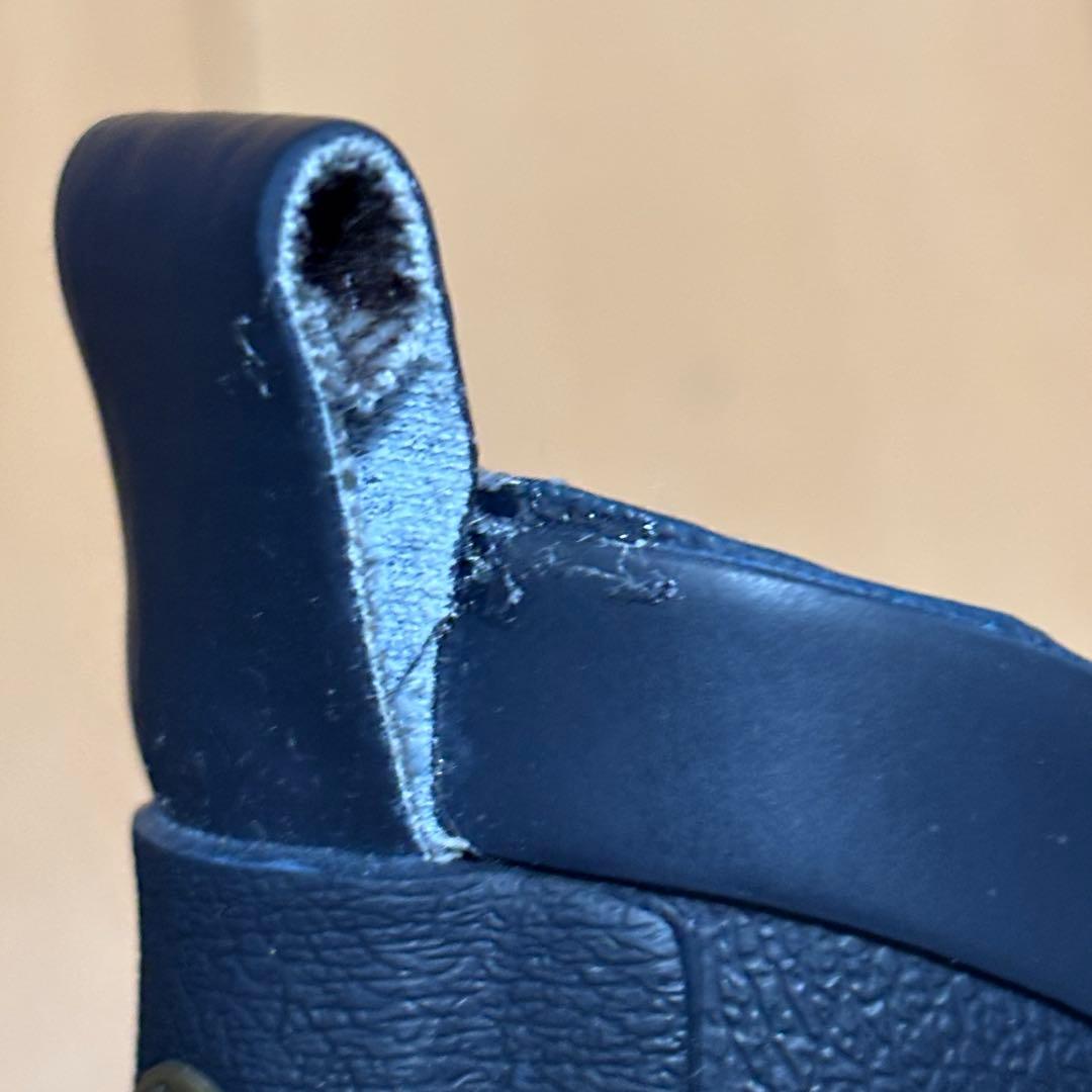 お買い得品　Barbourバブアー サイドゴア レインブーツ ネイビー　UK7