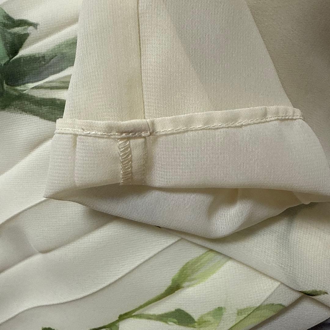 nn様AMERI 花柄プリント ロングスリーブワンピース