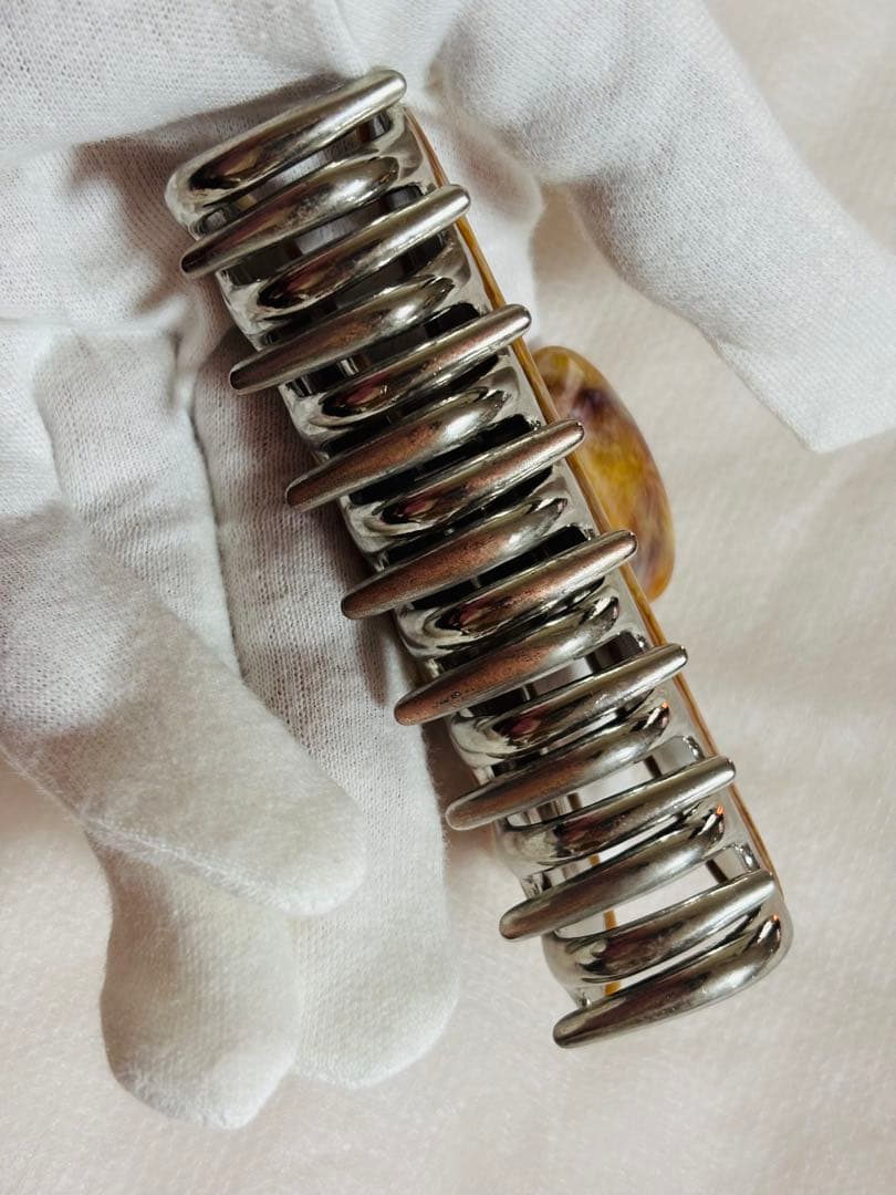 ミニとん様　売約済　アッカacca Lサイズ　大　クリップ　L マーブル　茶