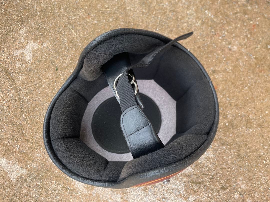 CROWN製70s GRAN SPORTジェットヘルメット 目深加工済　70年代