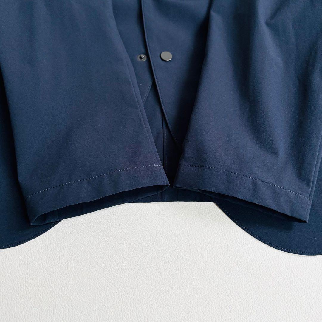 2679【美品】TFW49 セットアップスーツ ストレッチ素材 ネイビー 日本製