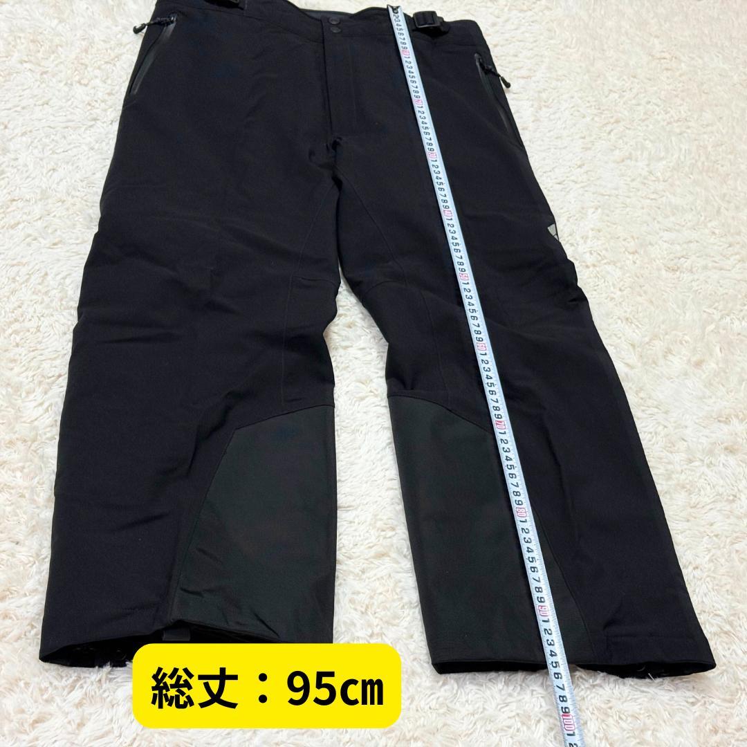 ほぼ新品　モンベル　パウダーホップパンツ　スキーパンツ　雪山　スノボ　防水　黒M