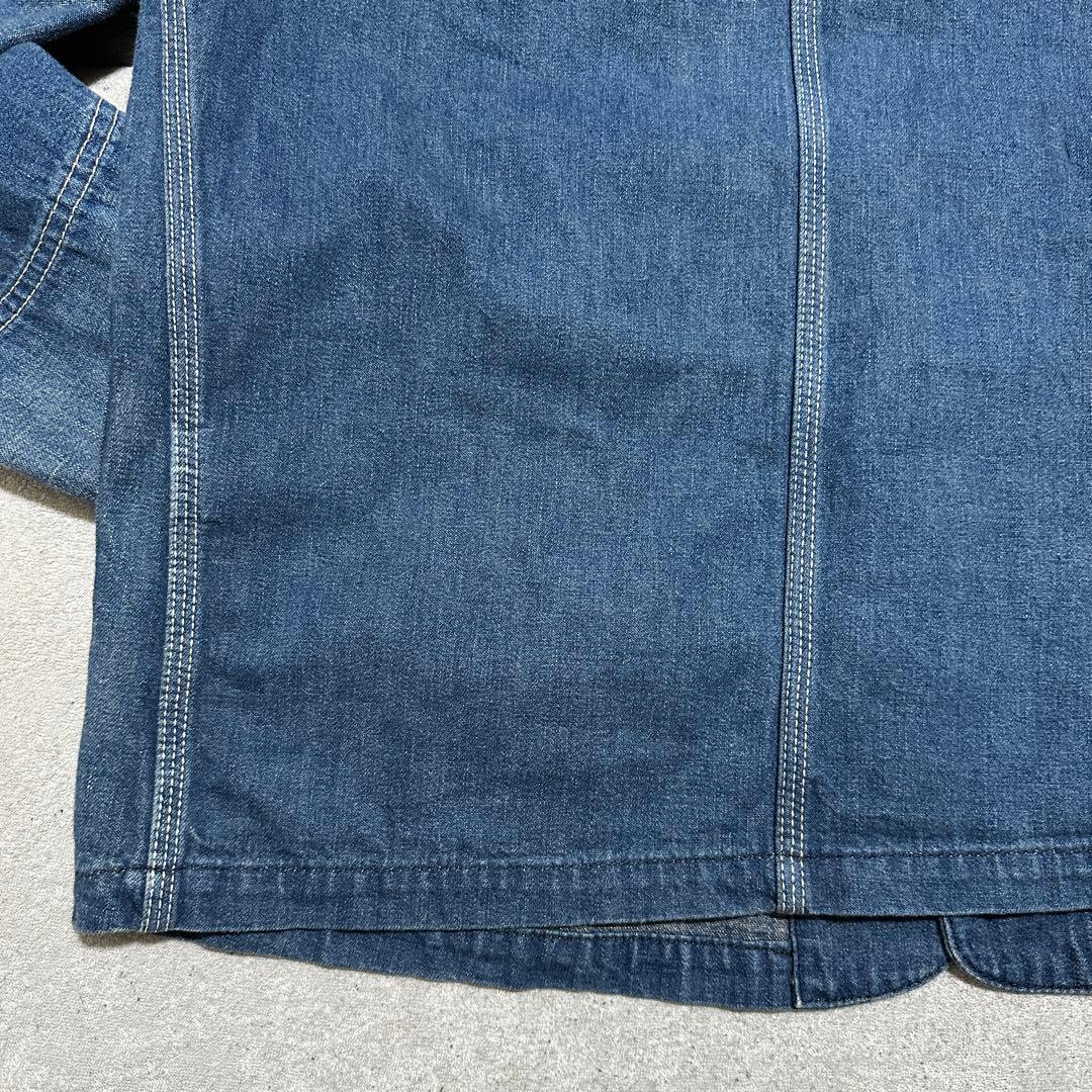 希少✨ハウスタグ　メンズM(38) Lee カバーオール　デニムジャケット　濃紺