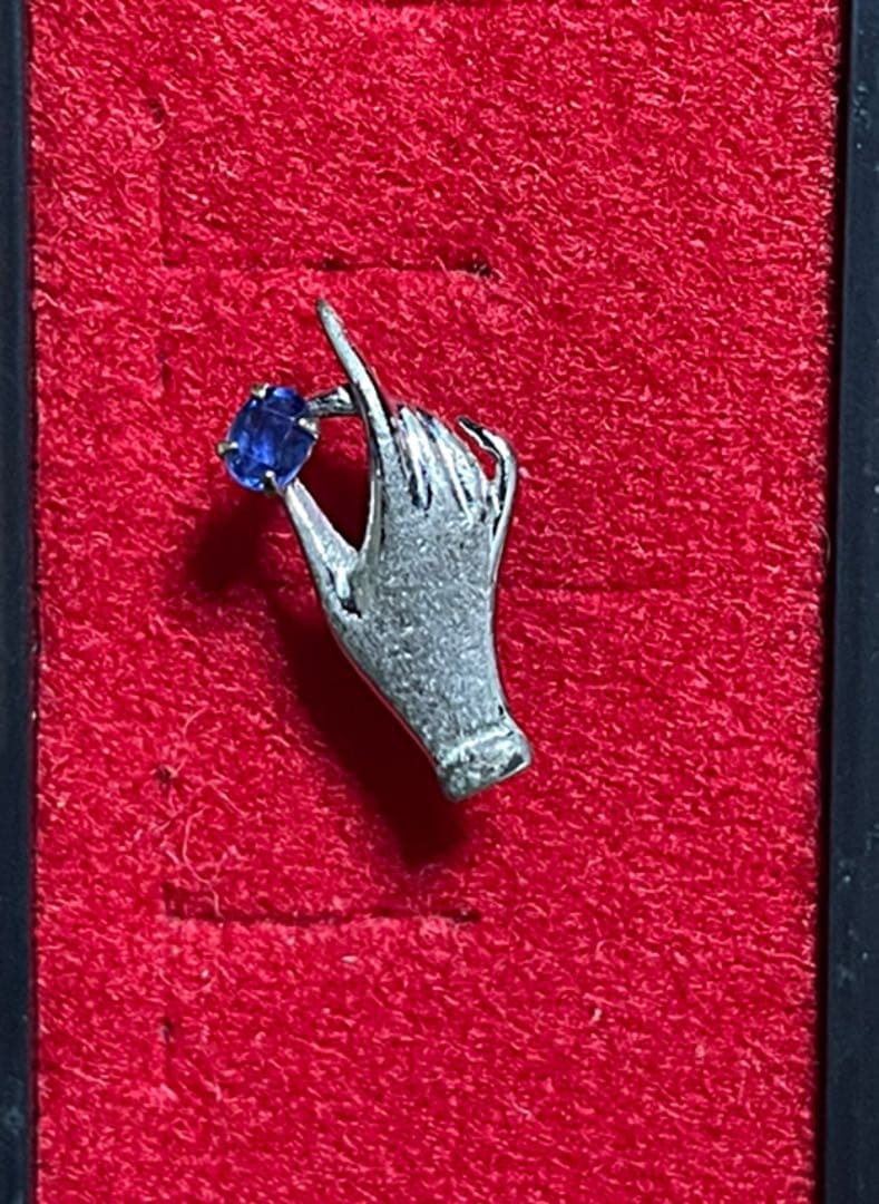 K14 WG サファイア付きピン