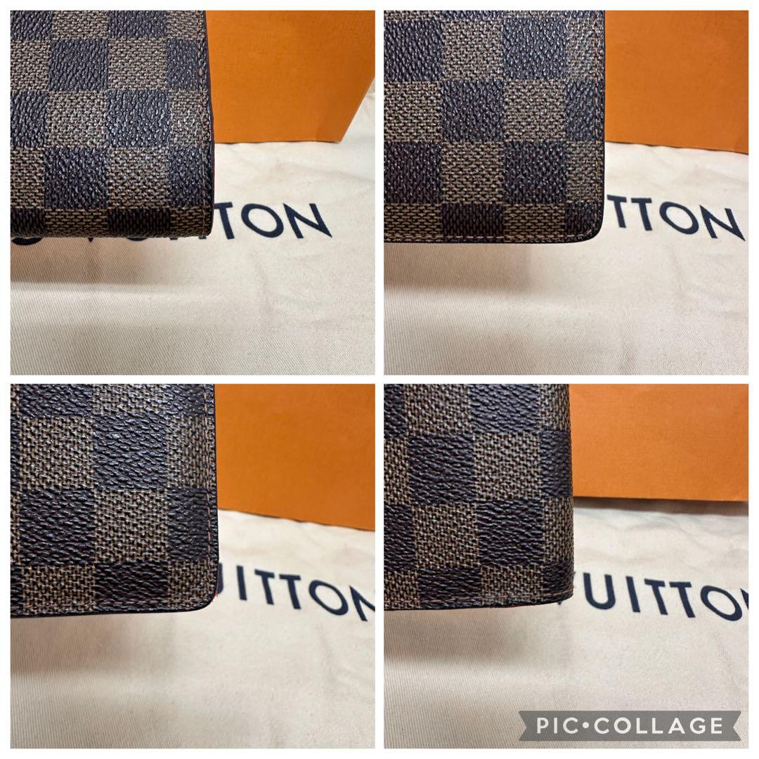 【極美品】ルイヴィトン ダミエ ポルトフォイユ ブラザ 長財布 ウォレット