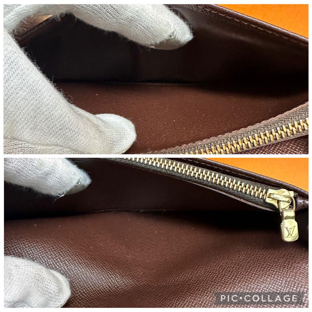 【極美品】ルイヴィトン ダミエ ポルトフォイユ ブラザ 長財布 ウォレット