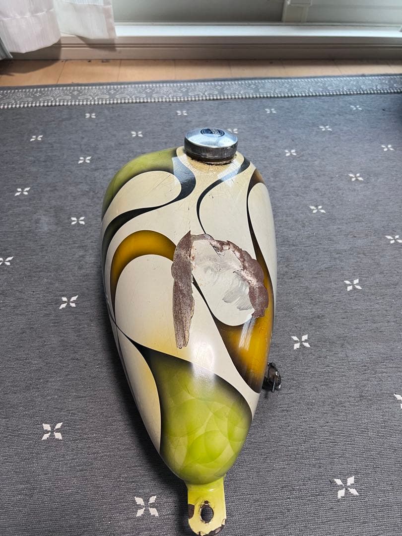 オールドペイント　マスタングタンク　ビンテージ　ショベル　ナックル　パン　エボ