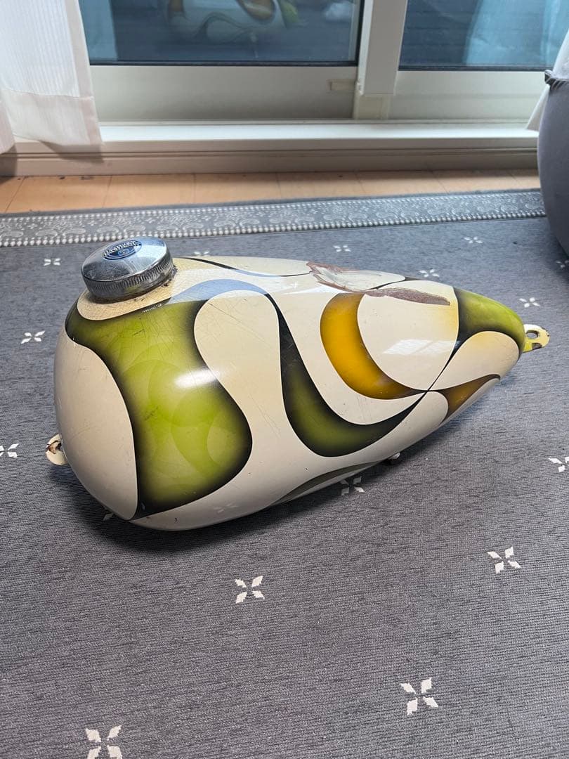 オールドペイント　マスタングタンク　ビンテージ　ショベル　ナックル　パン　エボ