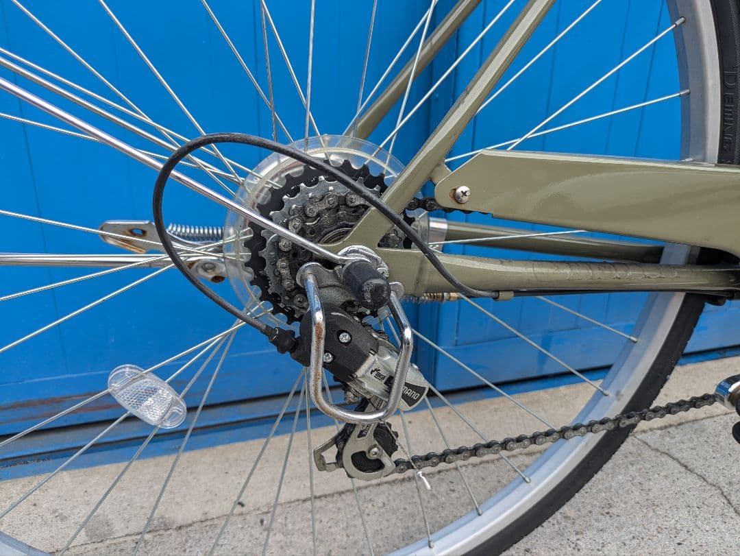 美品　中古　自転車　27インチ　6段ギア　名古屋引き取り　レトロ