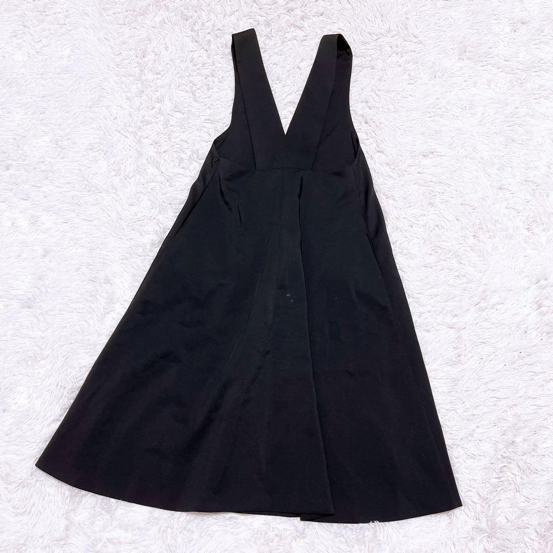 LE PHIL ライト ツイル ジャンパースカート　ワンピース ジャンスカ 黒