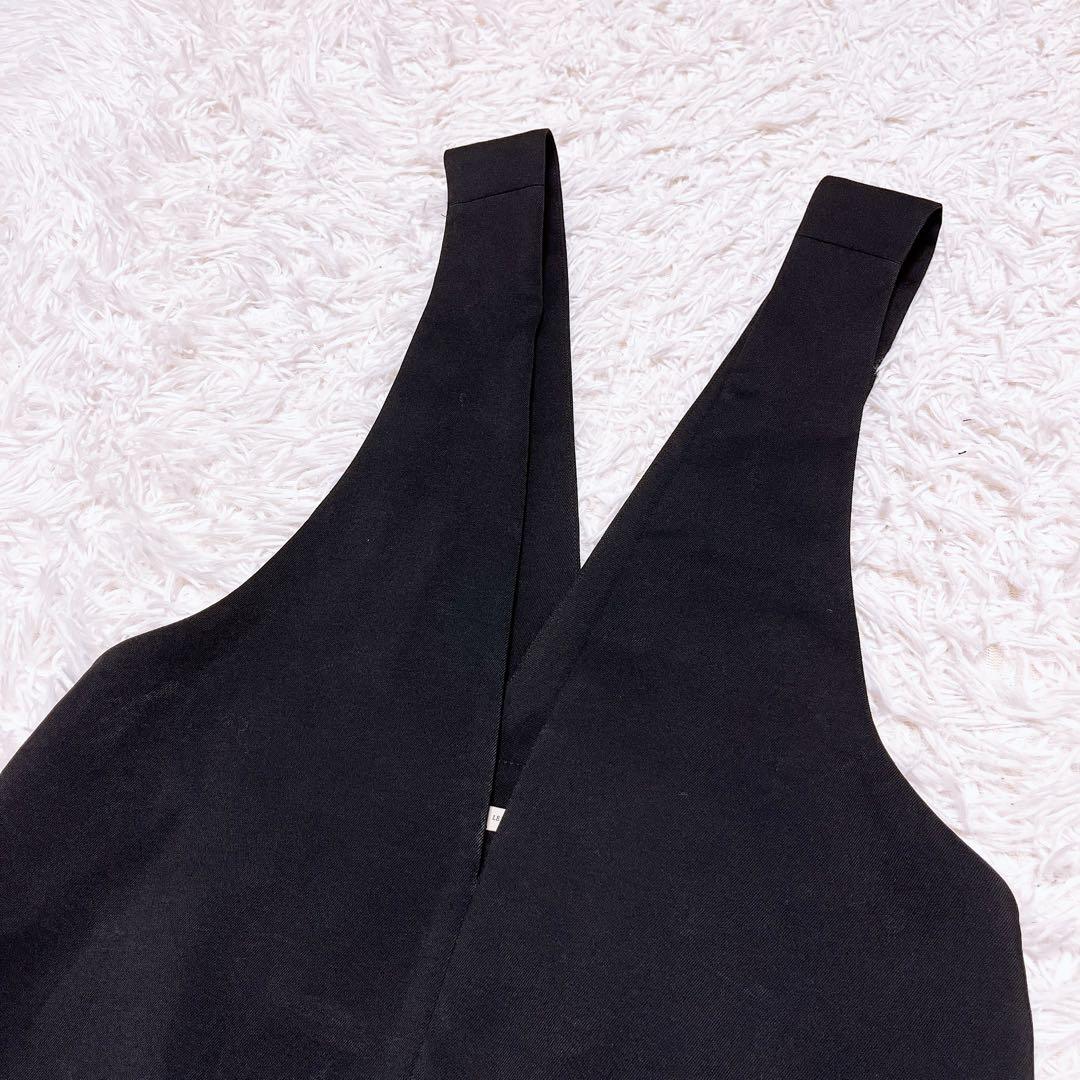 LE PHIL ライト ツイル ジャンパースカート　ワンピース ジャンスカ 黒