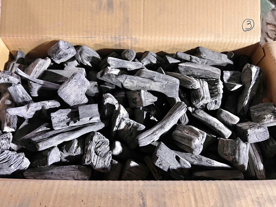 窯元直売！紀州備長炭［馬目並］15キロ③