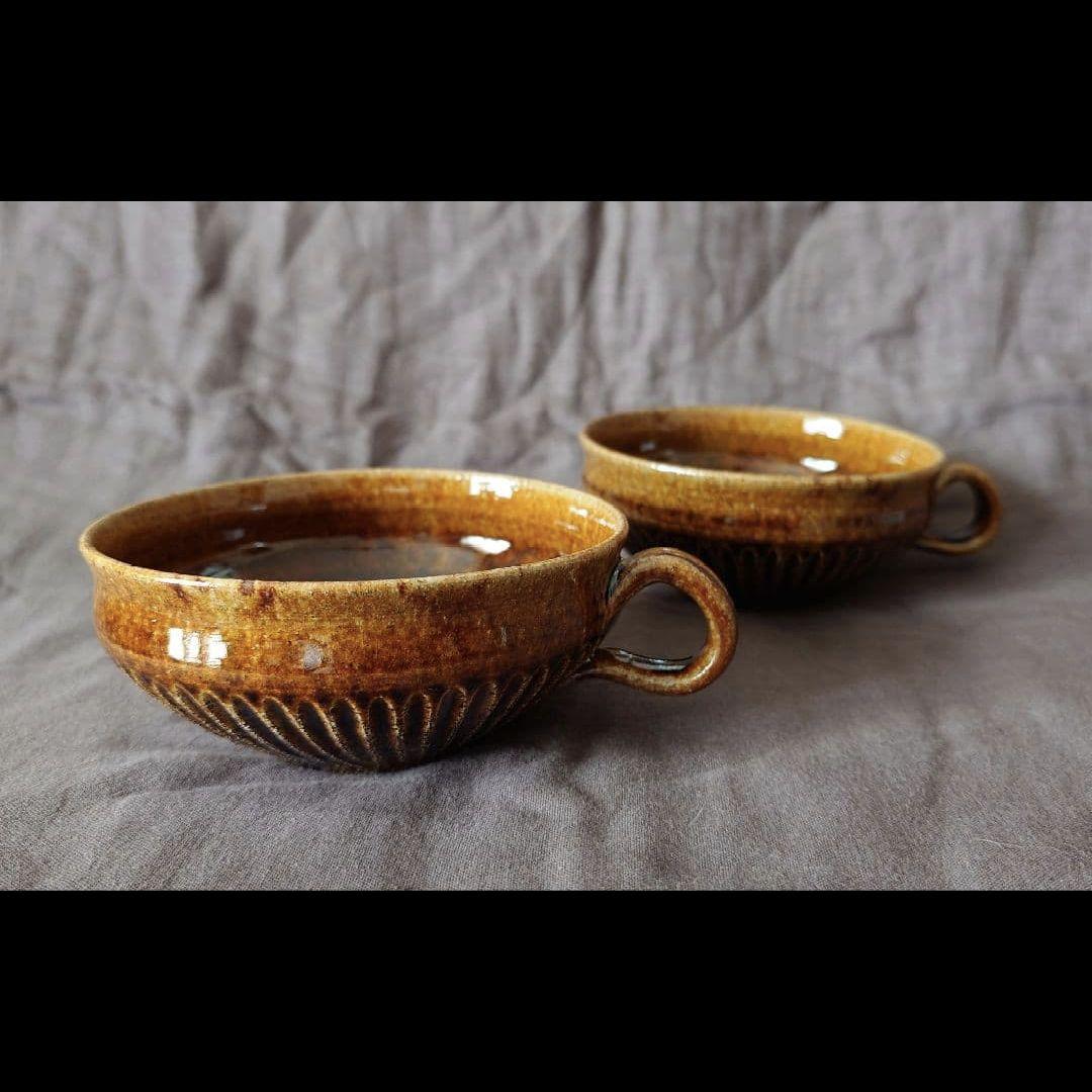 余宮隆 さん　スープカップ　２客セット