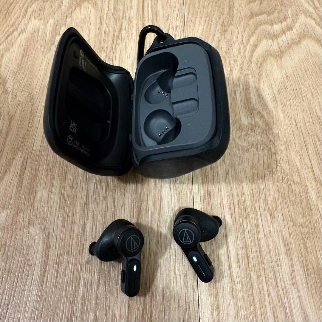 オーディオテクニカ ワイヤレスイヤホン ATH-TWX7 BK アッシュブラック