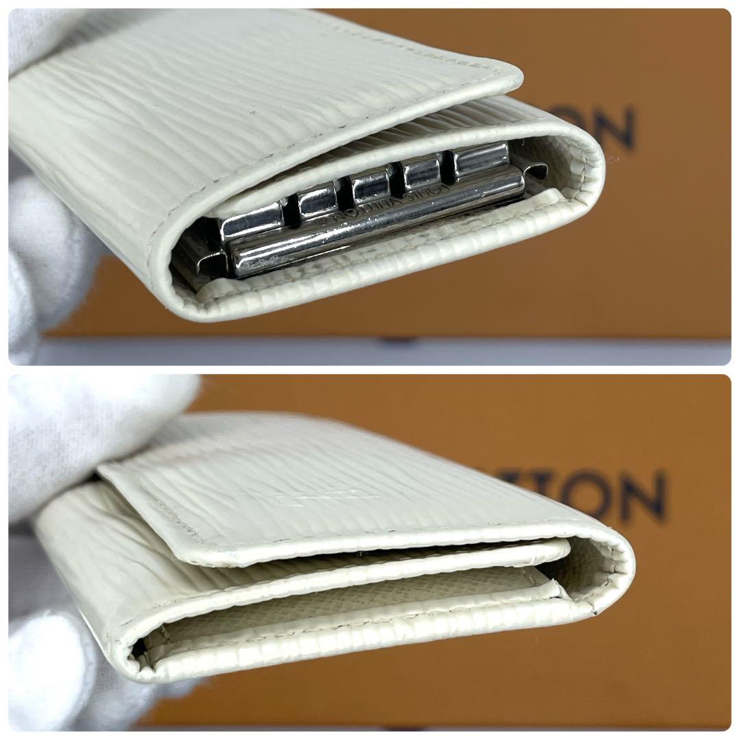 【値下げしました】ルイヴィトン エピ 4連キーケース ホワイト