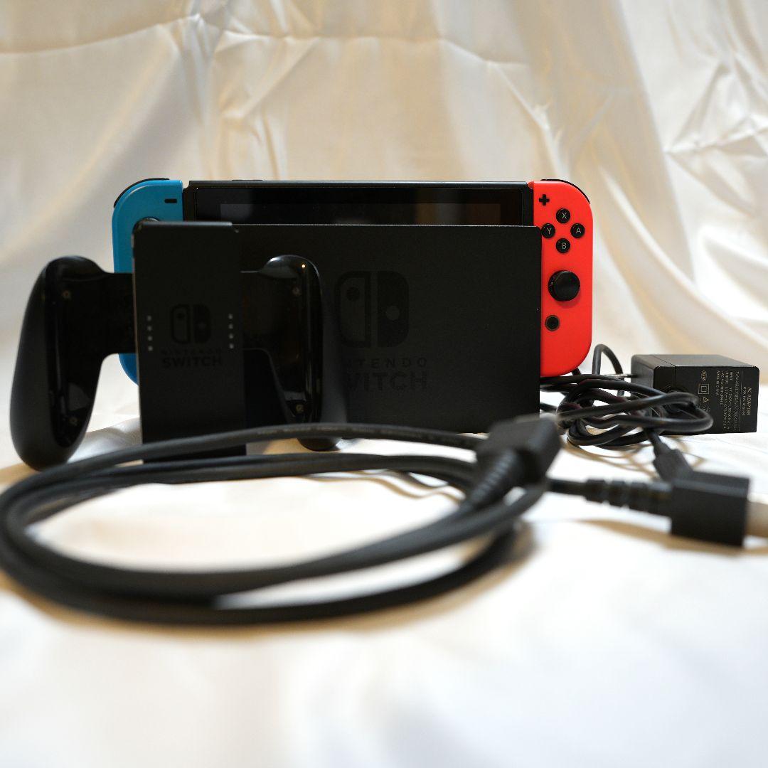 Nintendo Switch 本体 青/赤 Joy-Con ドックなど一式付属