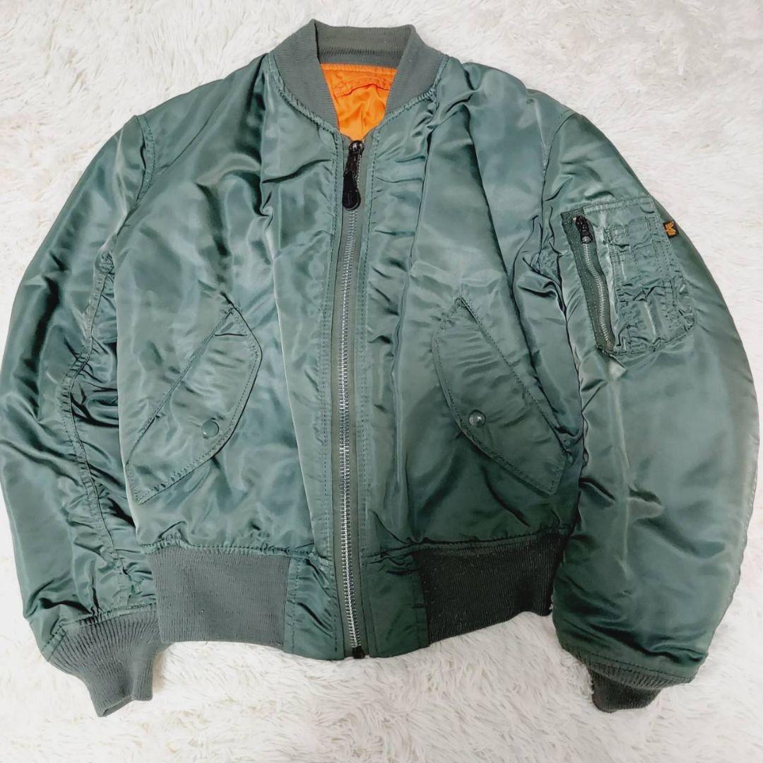 希少 USA製 90s ALPHA MA-1 フライトジャケット IDEAL