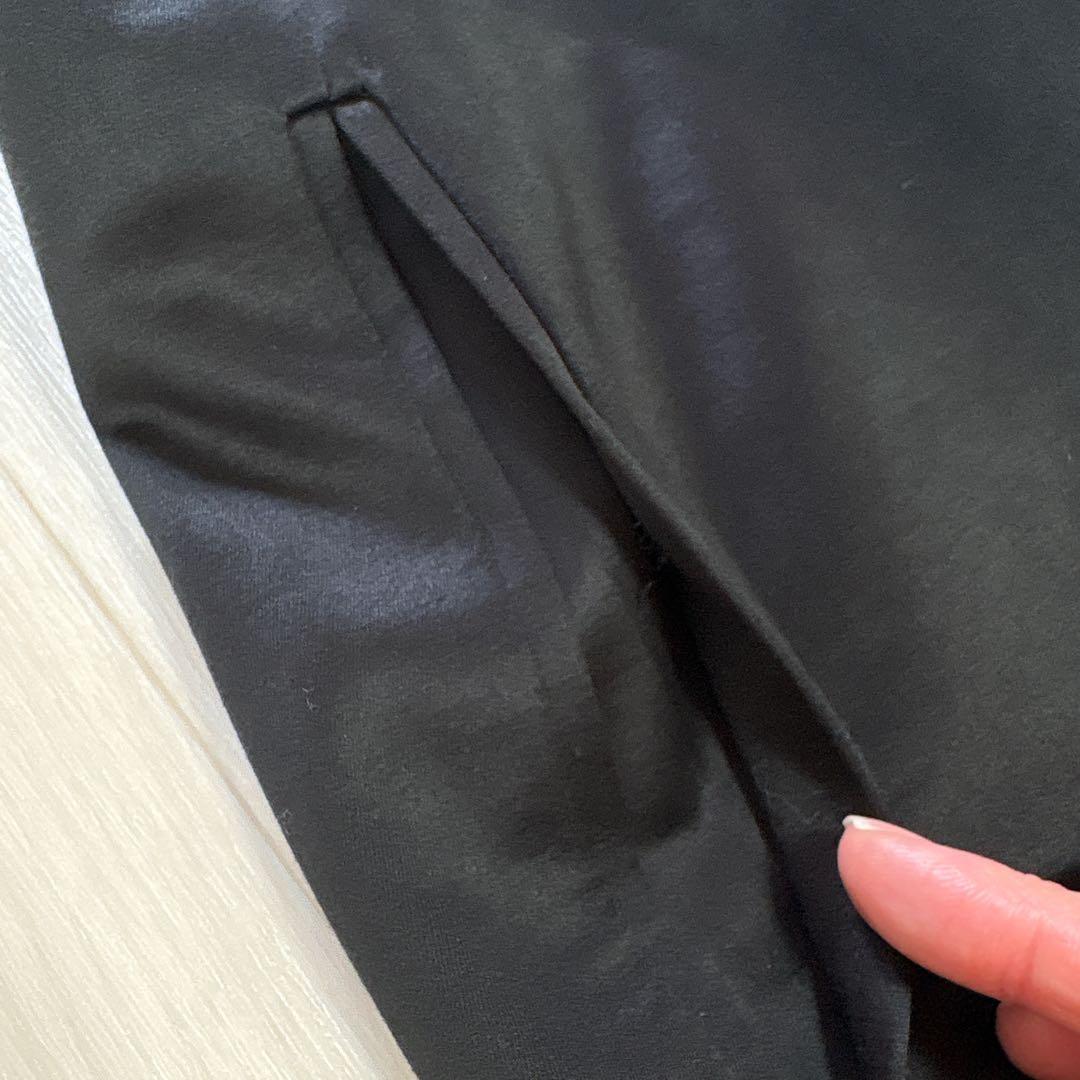 イヴサンローラン リヴゴーシュ トムフォード期 レースアップ タイトスカート 黒