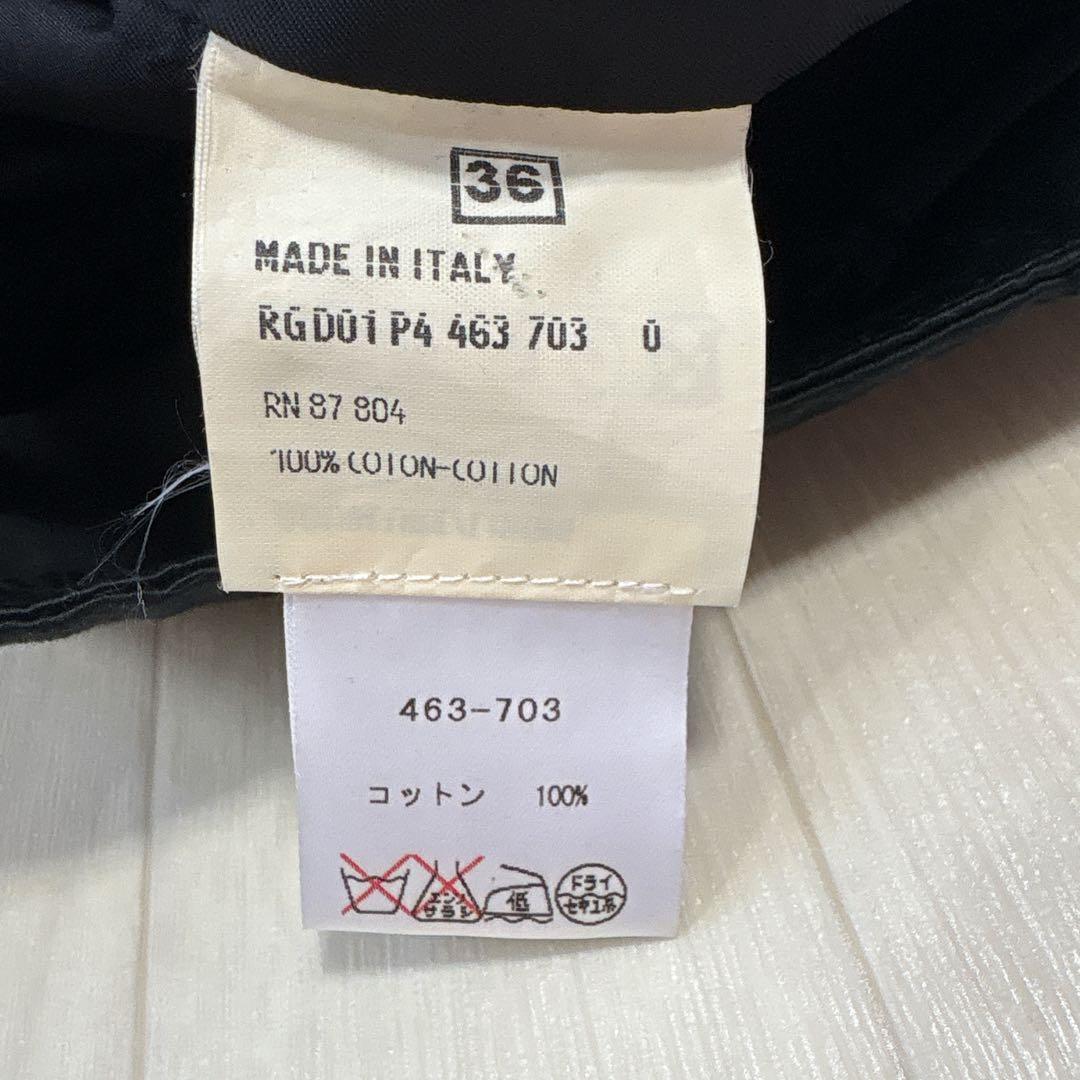 イヴサンローラン リヴゴーシュ トムフォード期 レースアップ タイトスカート 黒