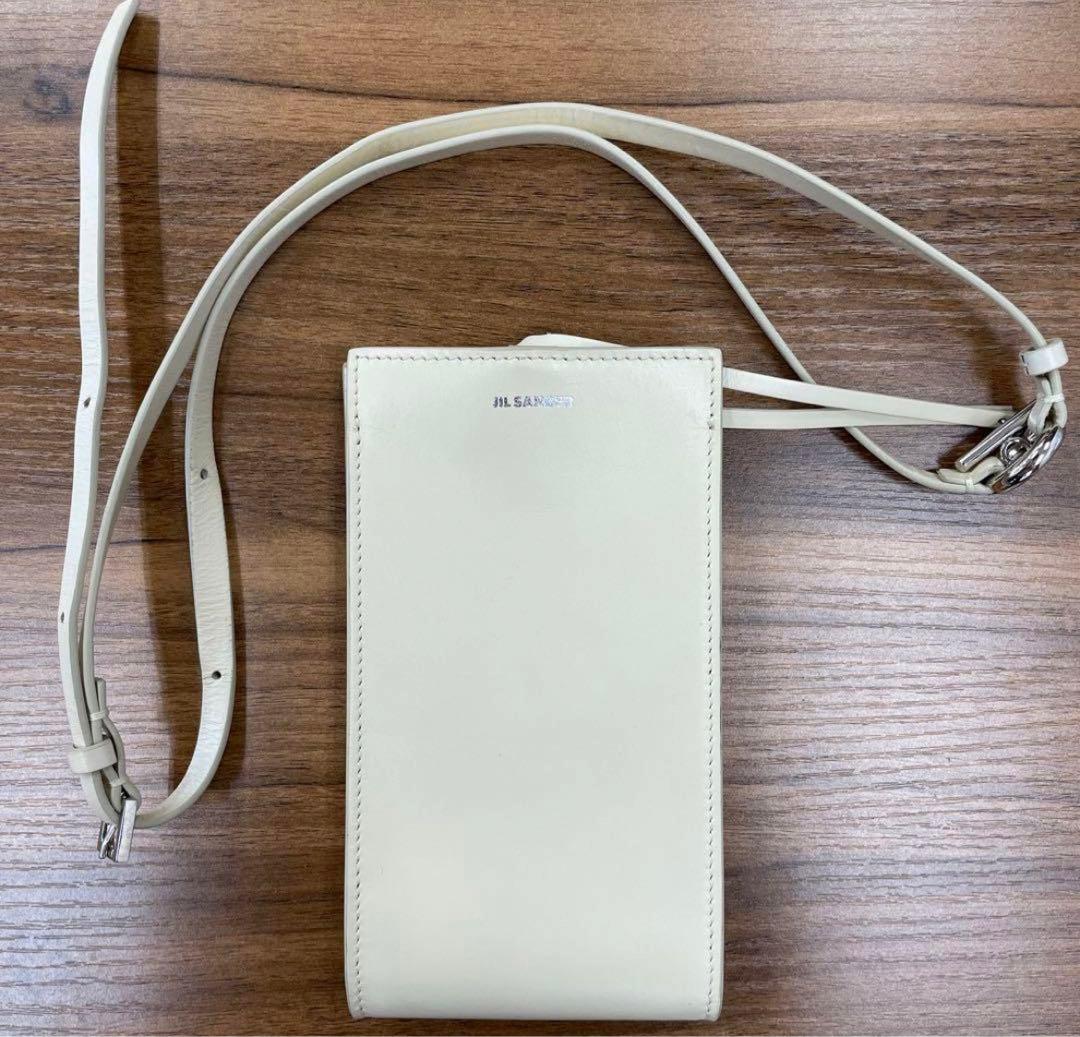 【美品】JIL SANDER ジルサンダー スマホケースバッグ スマホショルダー
