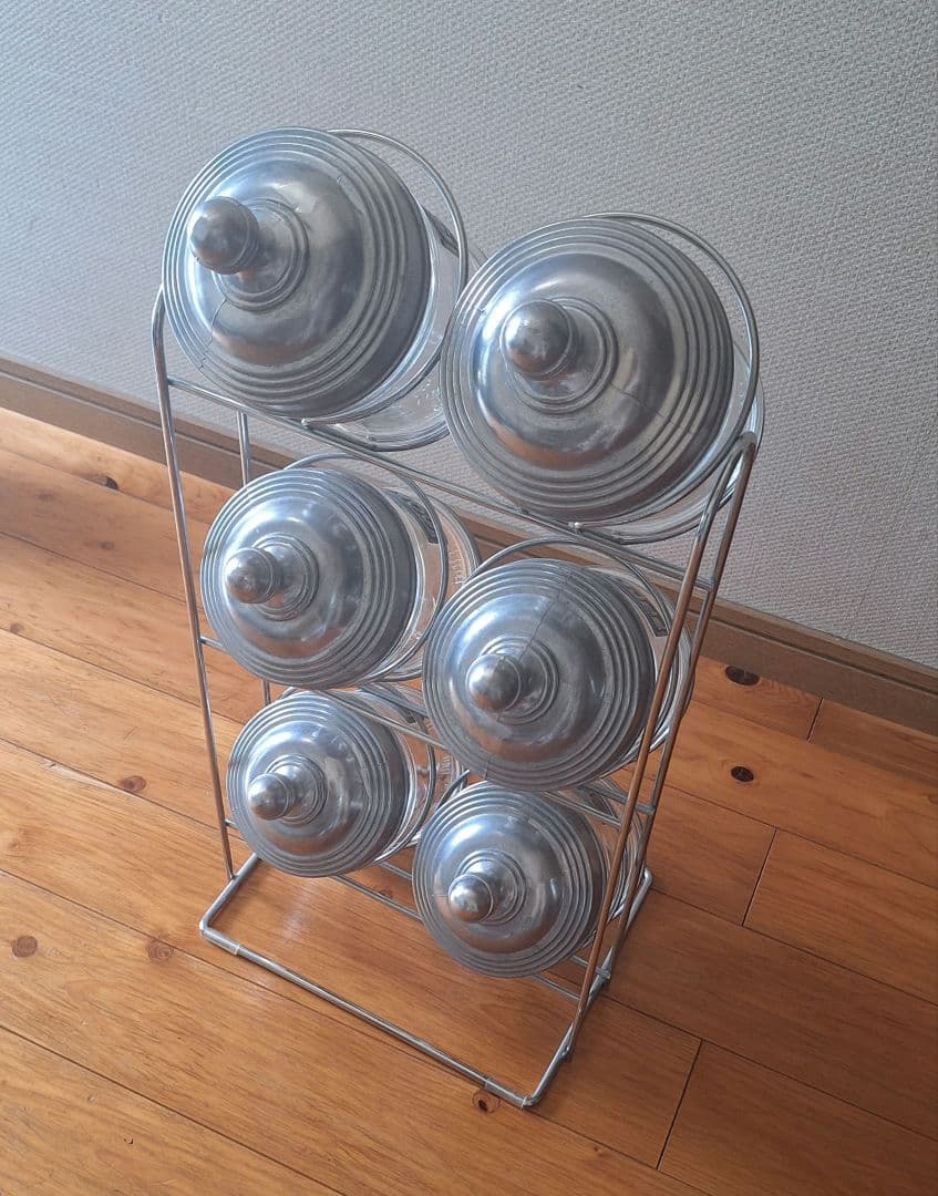 ダルトン　DULTON　ガラスキャニスター　スタンド　キャニスターセット