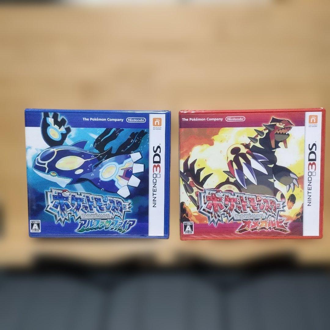 【新品未開封】ポケットモンスター アルファサファイア & オメガルビー