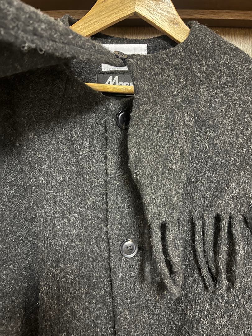 BEAMS BOY フリンジ デタッチカラー ブルゾン