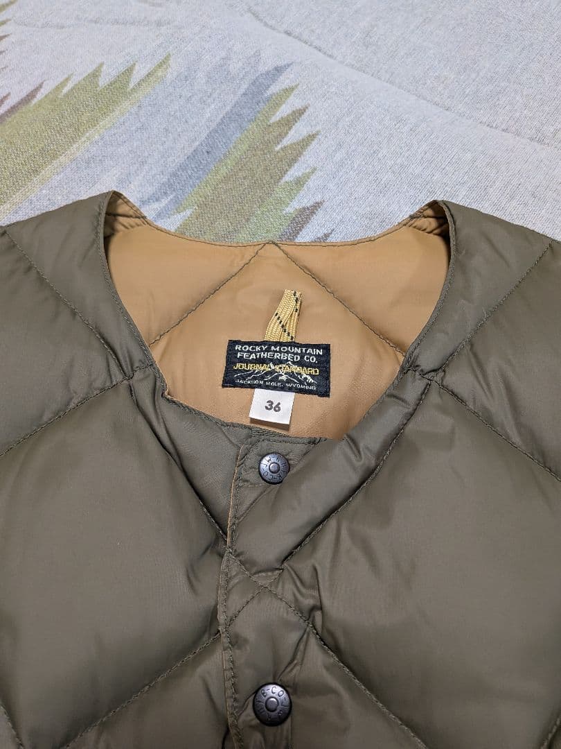 36 ROCKY MOUNTAIN FEATHERBED CO. ダウンベスト