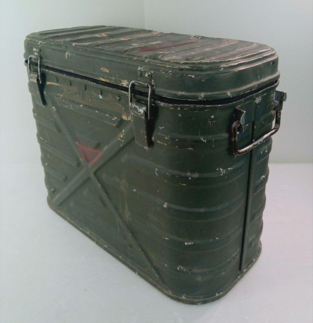 【1962年】US製 ミリタリーコンテナ オリーブドラブ　フードコンテナ*AE6
