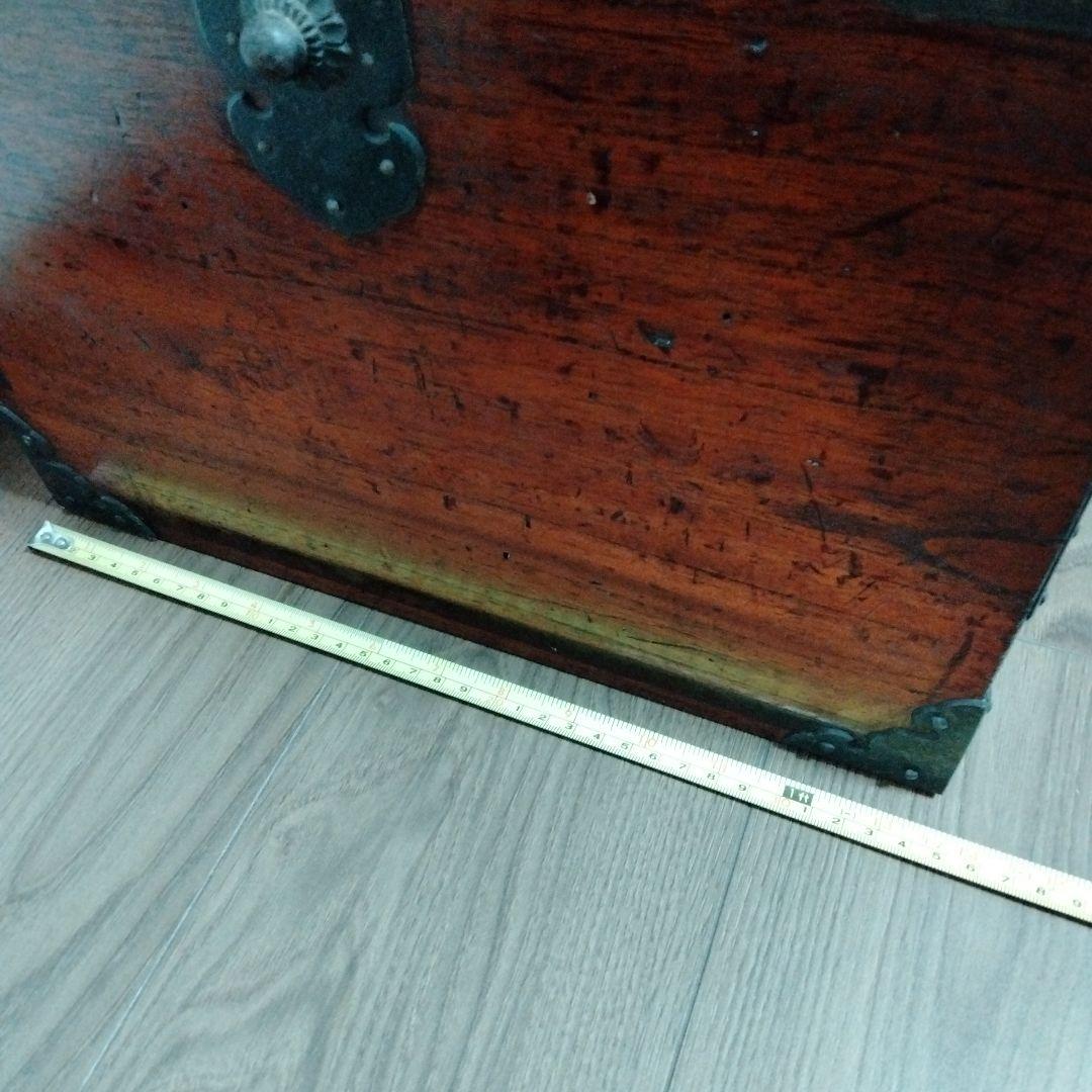 アンティーク手持箪笥 鍵付き、傷み無し