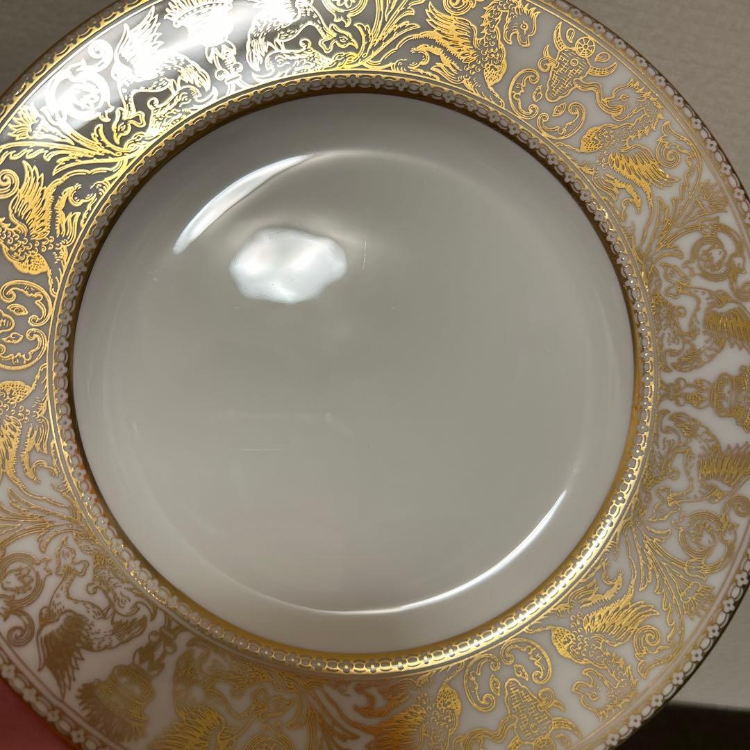ウェッジウッド　フロレンティーン　ゴールド　デザートプレート　20.5cm
