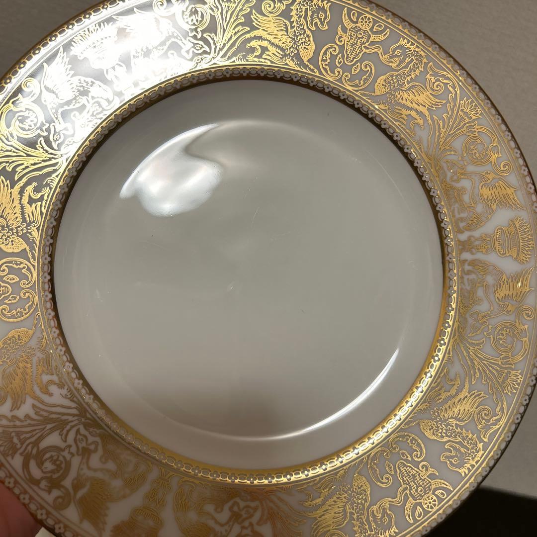 ウェッジウッド　フロレンティーン　ゴールド　デザートプレート　20.5cm