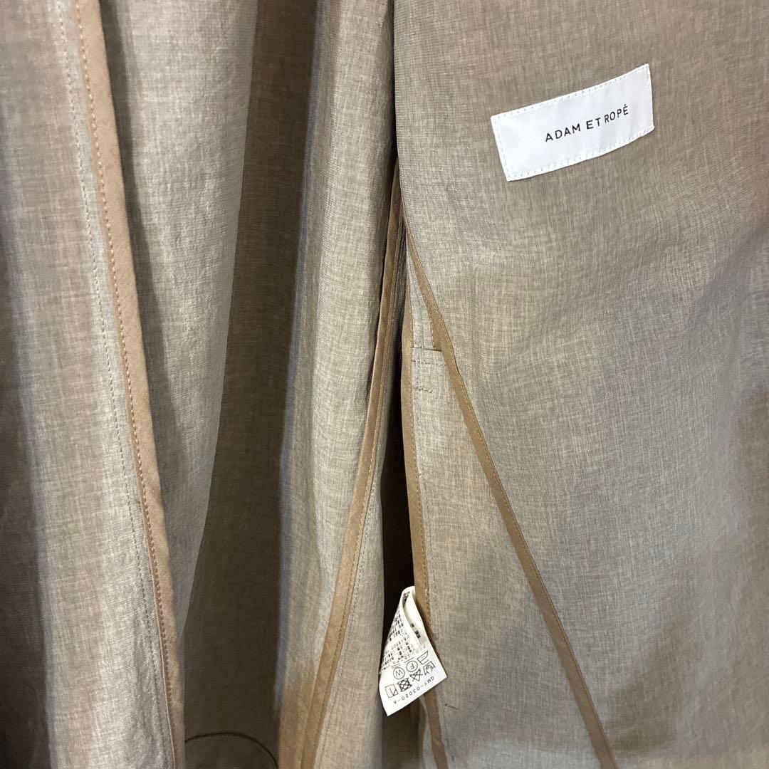 アダムエロペ ADAM ET ROPE ノーカラーセットアップ M リネン風