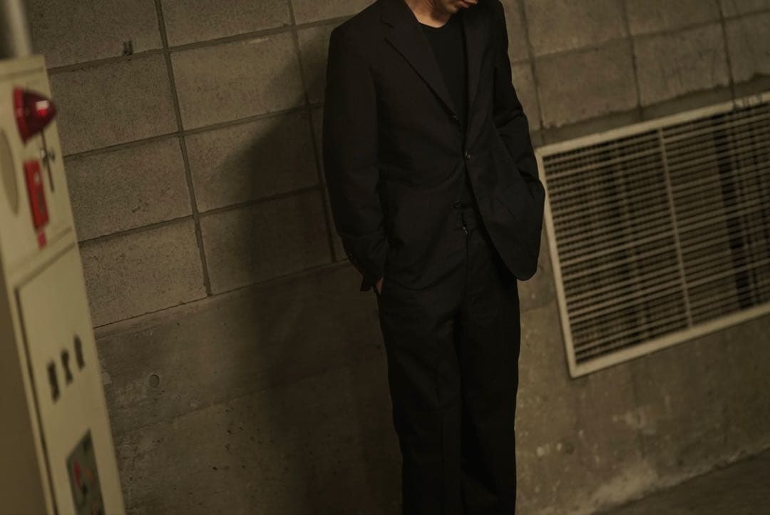 コムデギャルソン オムドゥ ブラック ストライプ セットアップ スーツ S