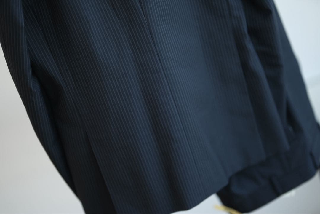 コムデギャルソン オムドゥ ブラック ストライプ セットアップ スーツ S