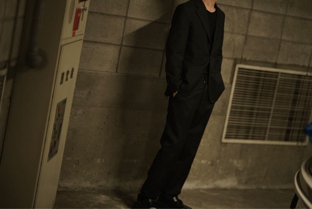 コムデギャルソン オムドゥ ブラック ストライプ セットアップ スーツ S