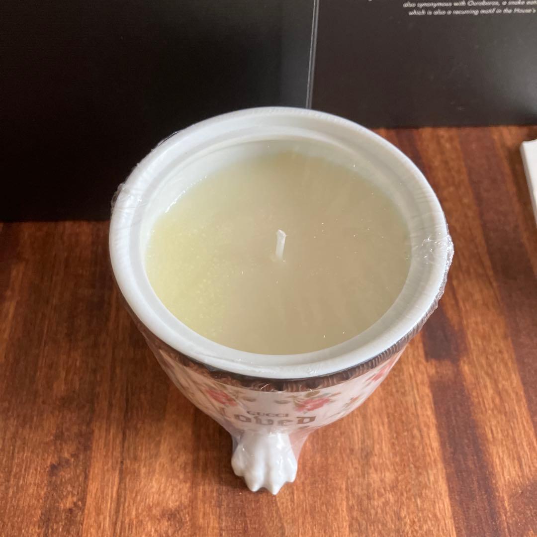 【未使用】GUCCI 花柄キャンドルホルダー