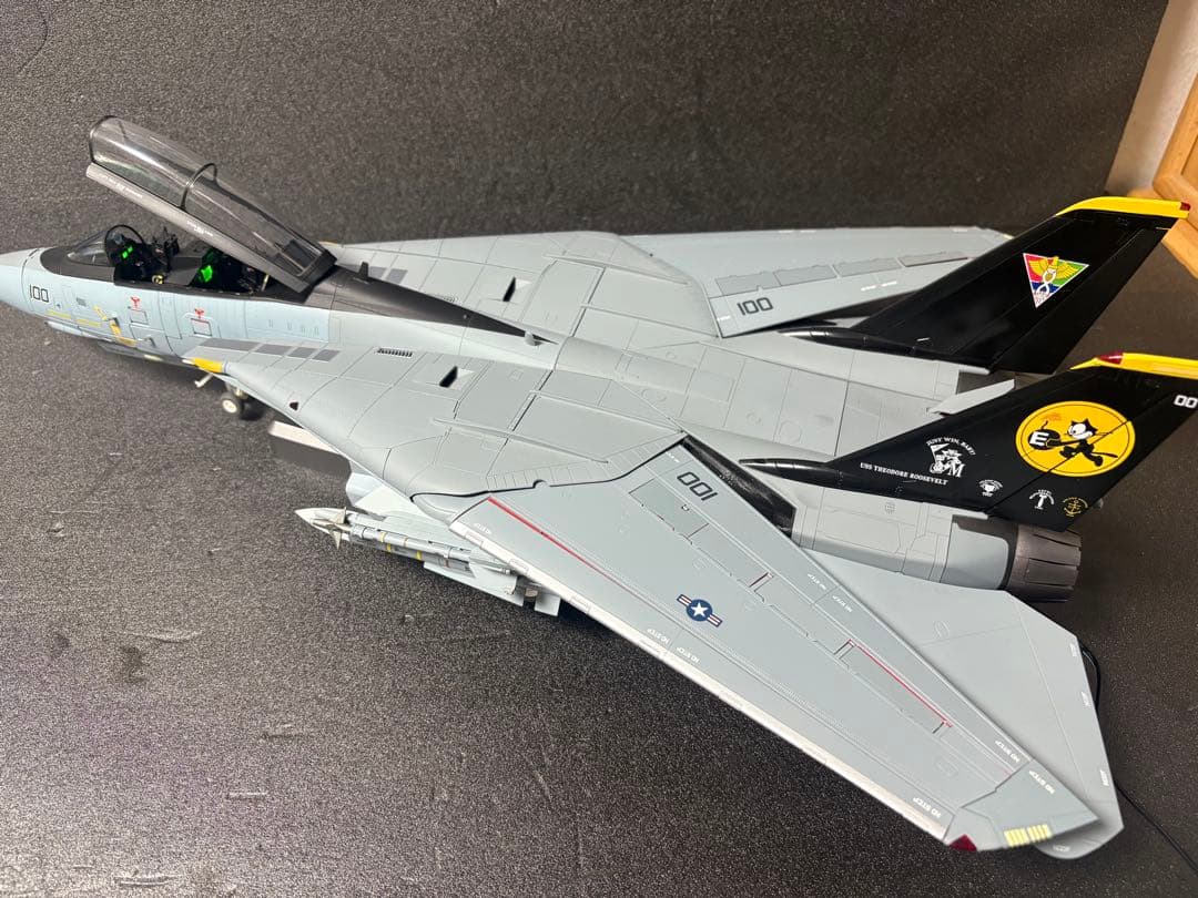 【動作確認済】アシェット 1/32 F-14D トムキャット1〜100号 完成品