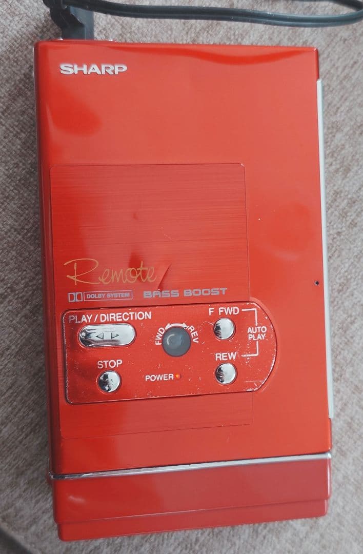 SHARP Being JC-K30 ポータブルカセットプレーヤー　動作確認済み