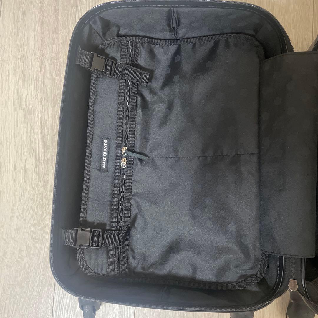 恵子！マリークワント ブラック キャリーケース