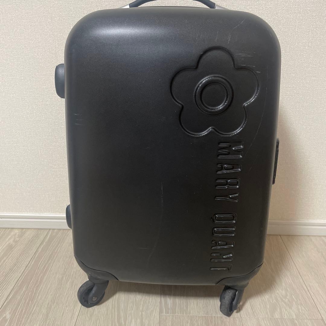 恵子！マリークワント ブラック キャリーケース
