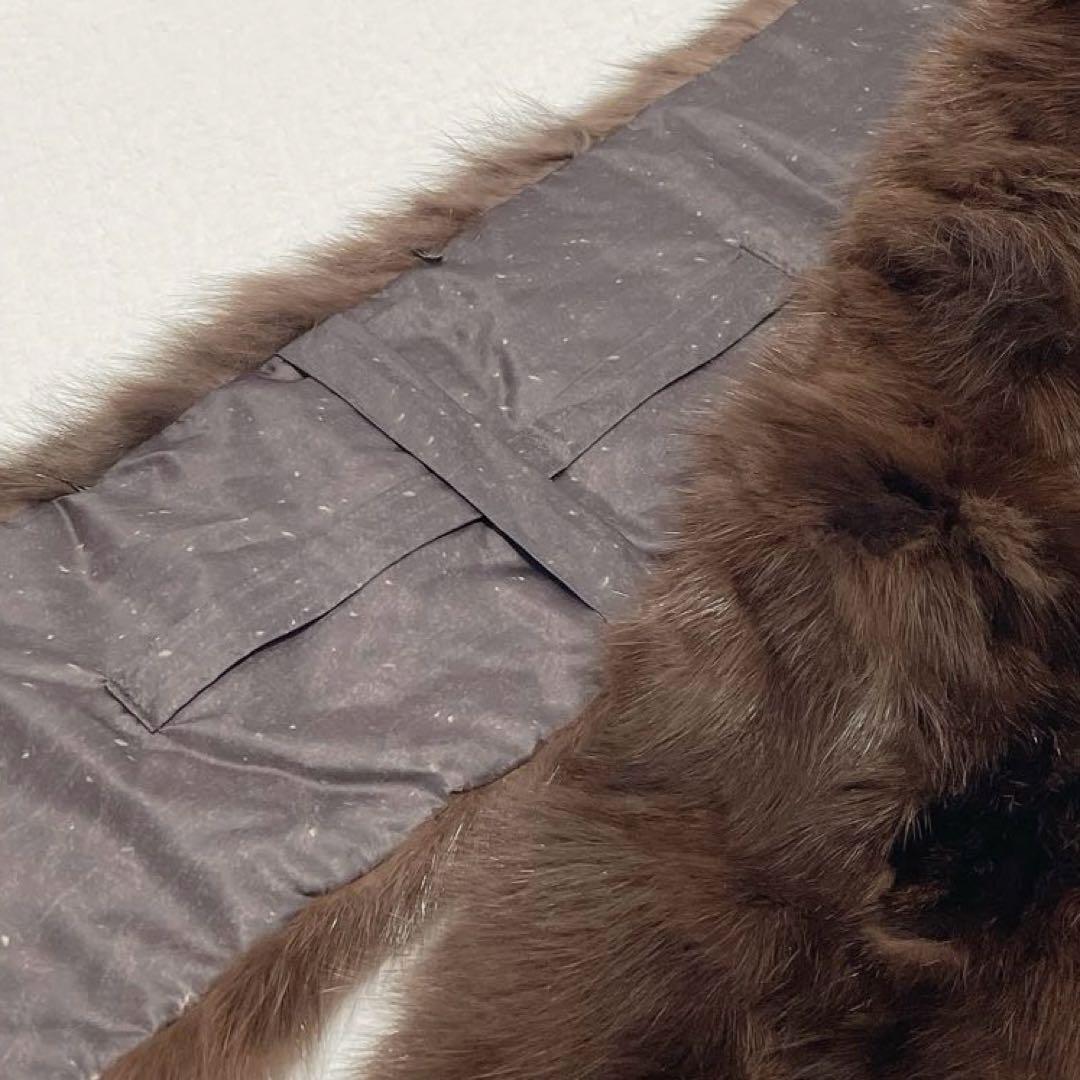 タグ付き◆ロシアンセーブル 毛皮　ファーマフラー　ティペット　ストール　LILA