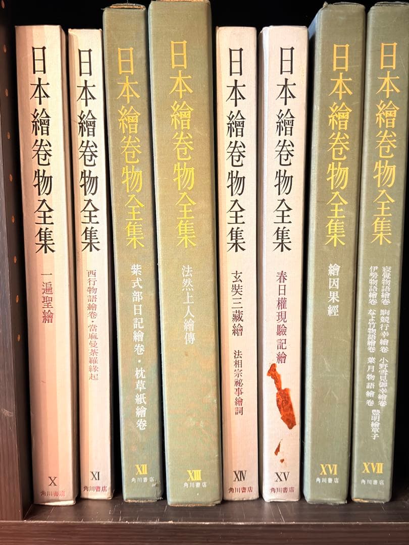 日本絵巻物全集 24巻セット　角川書店　中古書籍