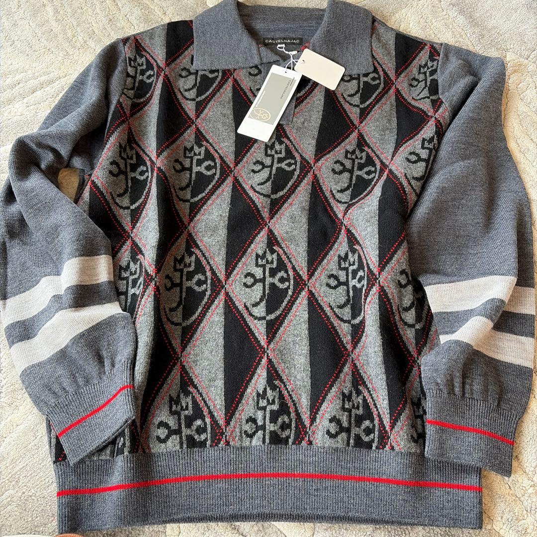 メンズゴルフニット　メンズゴルフウェア　カステルバジャック