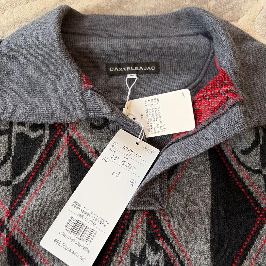 メンズゴルフニット　メンズゴルフウェア　カステルバジャック