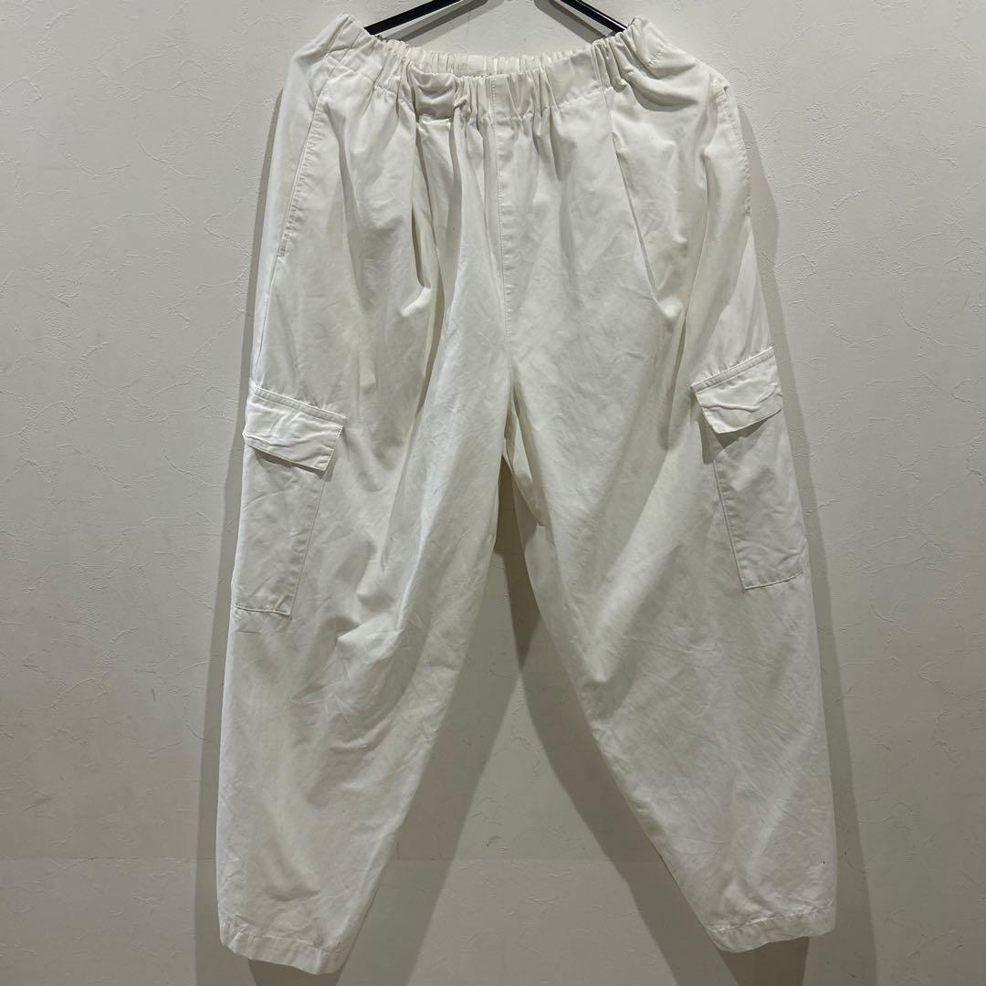 かぐれ　ユーティリティ　パンツ　ホワイト　イージーパンツ