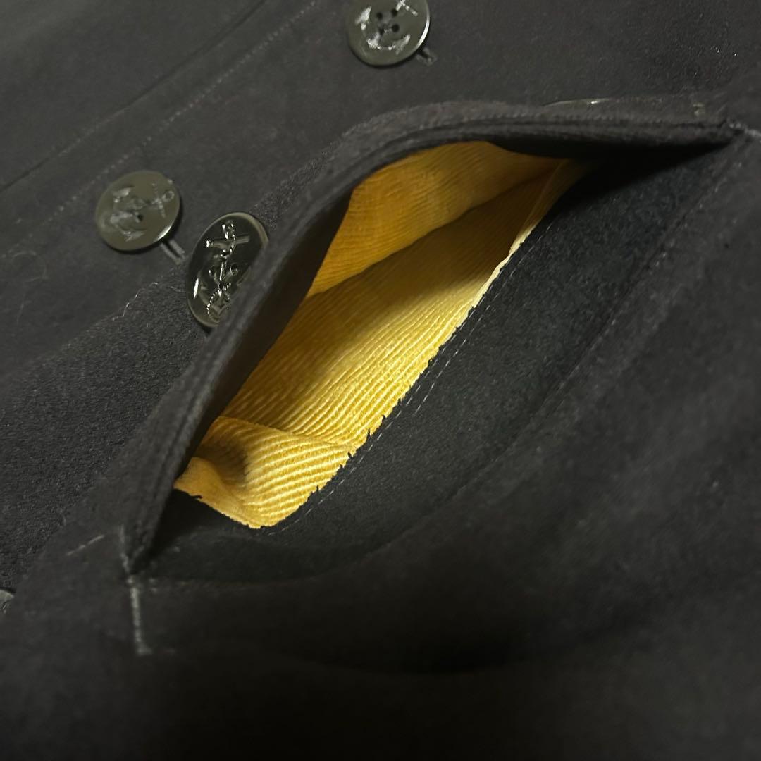 美品　40s ビンテージ U.S.NAVY 10ボタンＰコート　チンスト