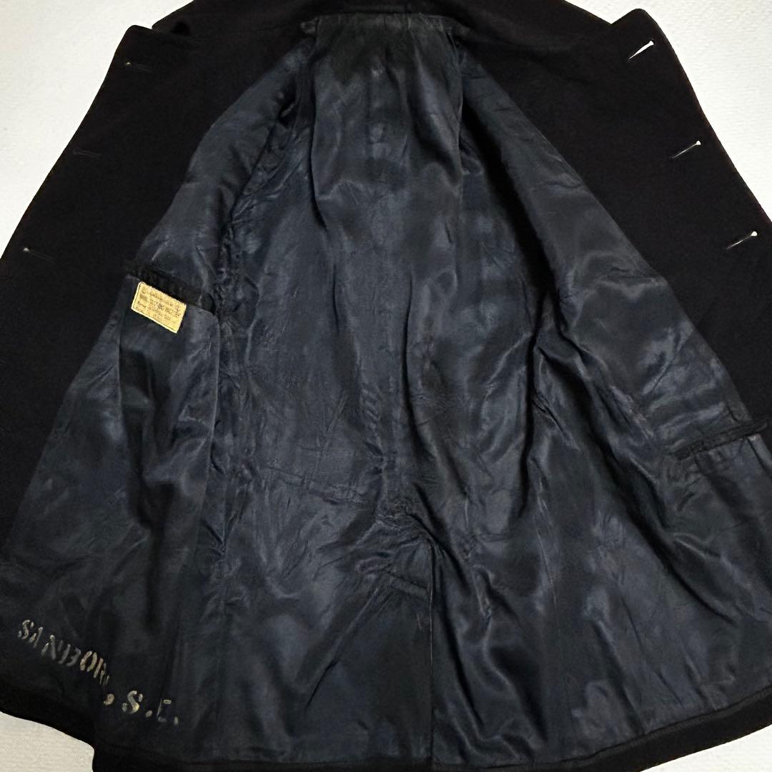 美品　40s ビンテージ U.S.NAVY 10ボタンＰコート　チンスト